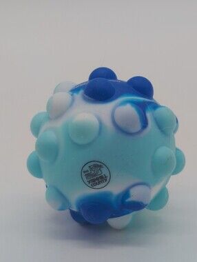 Yamhill County Oregon Pop It Stress 3" Blue and White Ball